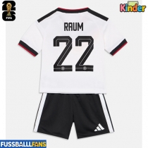 Deutschland David Raum #22 Heimtrikotsatz Kinder EM 2024 Kurzarm (+ Kurze Hosen)